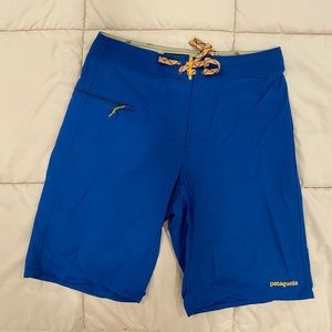 Patagonia Blue Board Shorts - Size 30